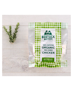 Bostock Organic Marinated Butterflied Chicken 1.4kg+/Frozen