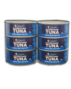 Southern Bluefin Tuna (NZ) Chunky Style 140g Cans in Oil/6 Pack